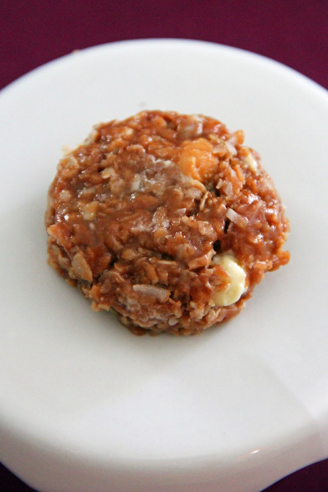 Jo and Sue No Bake Peanut Butter Coconut 3Chip Cookies