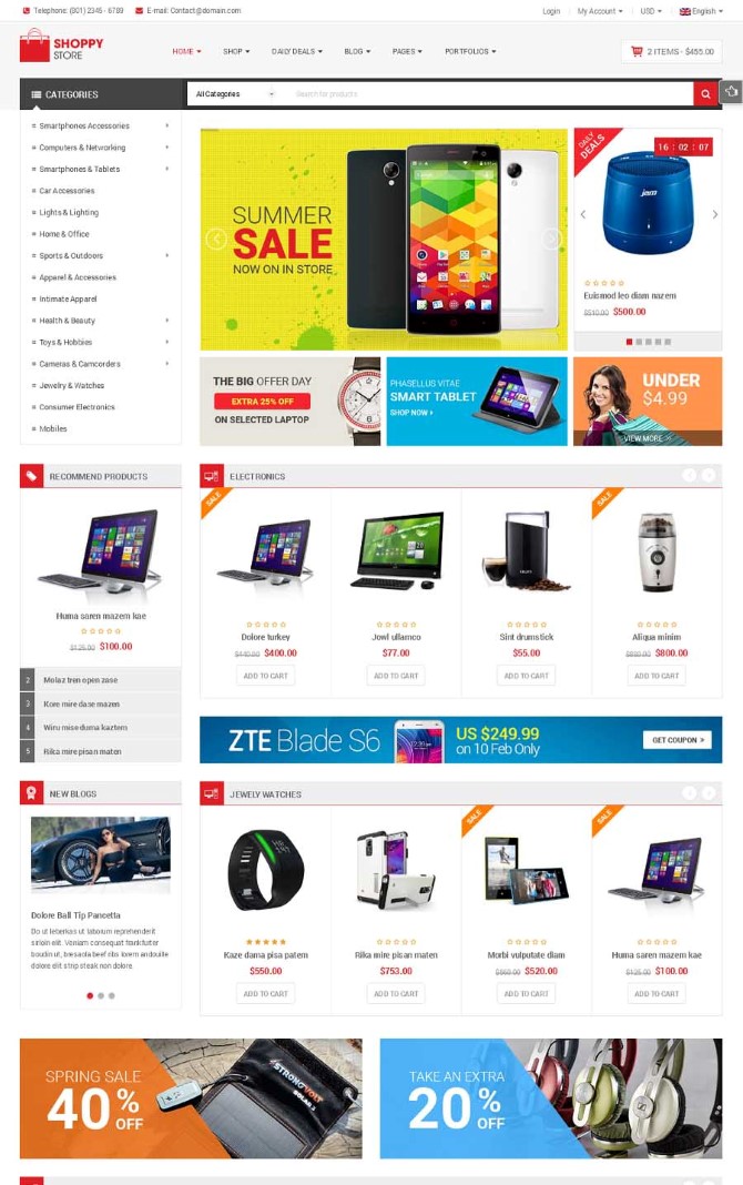 ShoppyStore - WooCommerce WordPress Theme