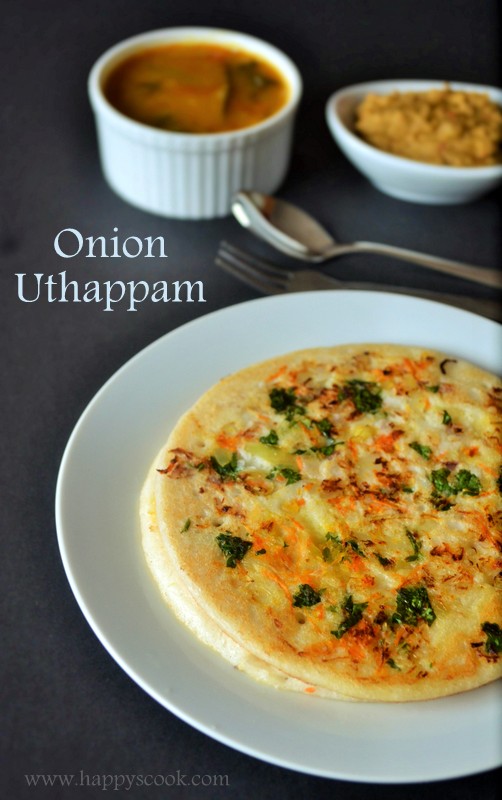 Onion Uthappam Recipe Onion Uttapam Oothappam Easy South Indian