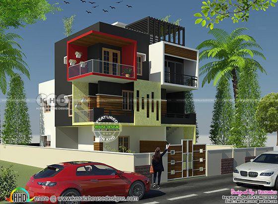 2585 square feet modern house by Team tectonics 2585 square feet modern house by Team tectonics