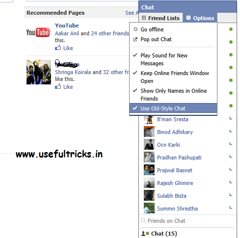 How To Get The Old Chat Interface In Facebook