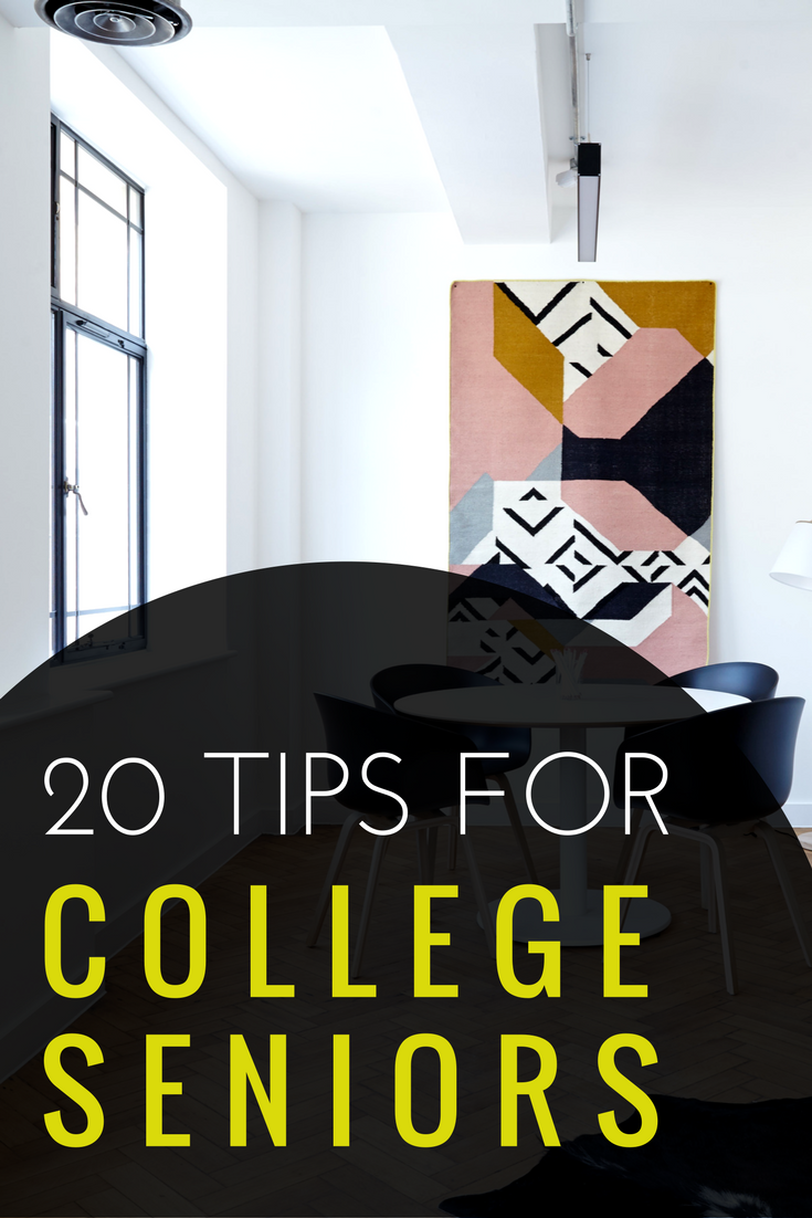 Are you starting or ending your senior year soon? I put together all the advice I wish I knew my senior year of college, from resume writing to keeping in touch with friends. 