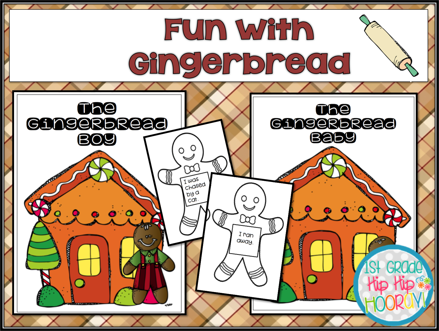 1st Grade Hip Hip Hooray! Gingerbread Fun!!