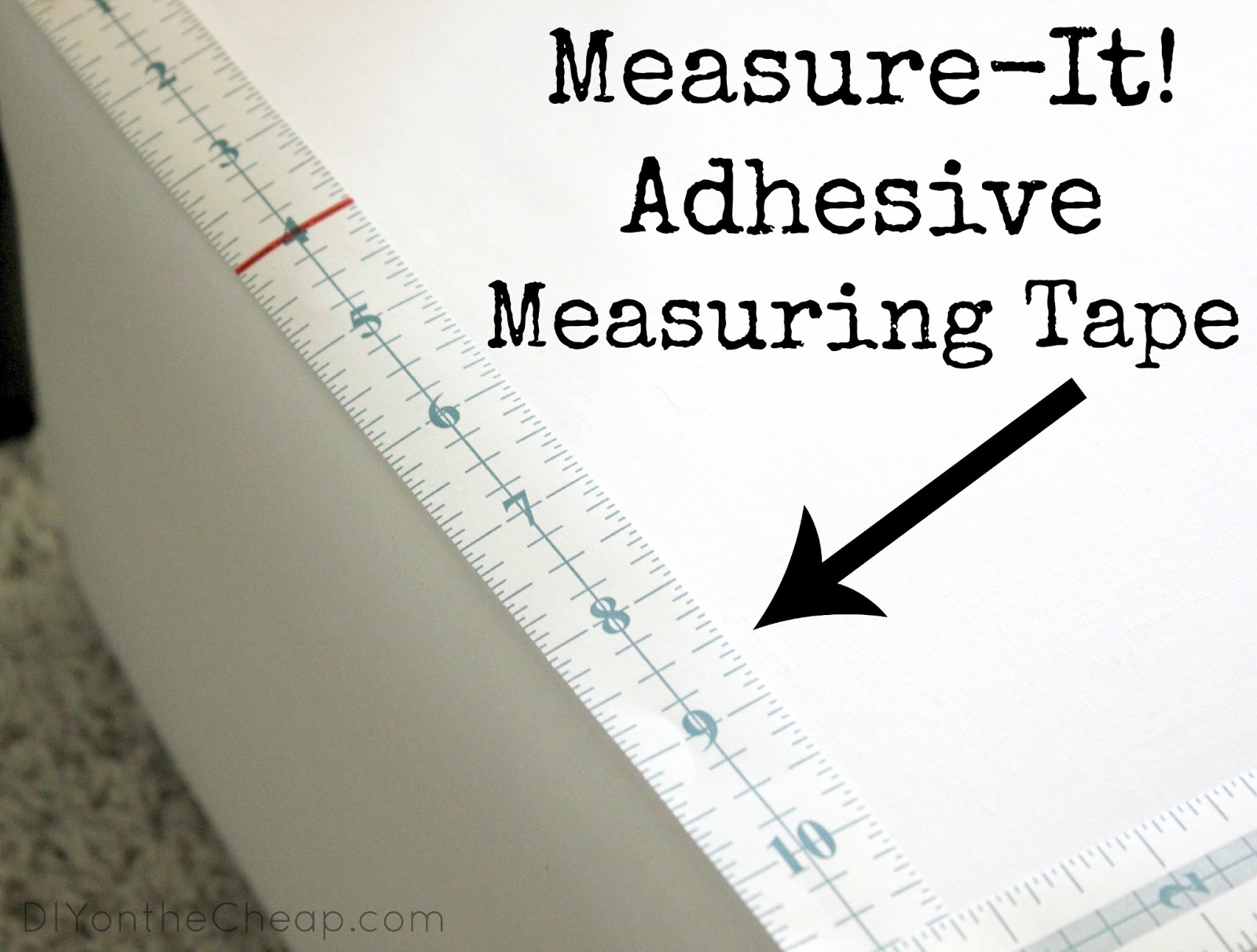Measure-It Adhesive Measuring Tape: A DIY Must-Have! - Erin Spain