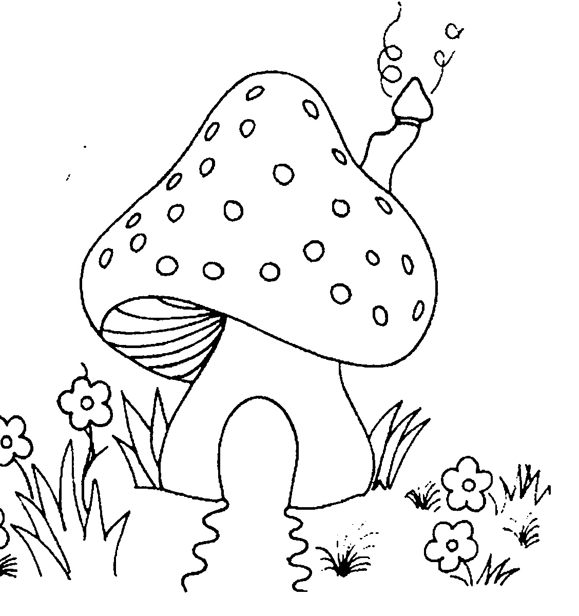 50 desenhos, moldes e riscos de cogumelo para colorir, pintar, imprimir