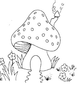 50 desenhos, moldes e riscos de cogumelo para colorir, pintar, imprimir!  Muitos desenhos de cogumelos! - ESPAÇO EDUCAR DESENHOS PINTAR COLORIR  IMPRIMIR