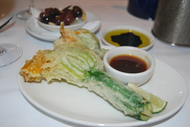 deep fried courgette flower, the Seafood Restaurant, Padstow photo by modernbricabrac