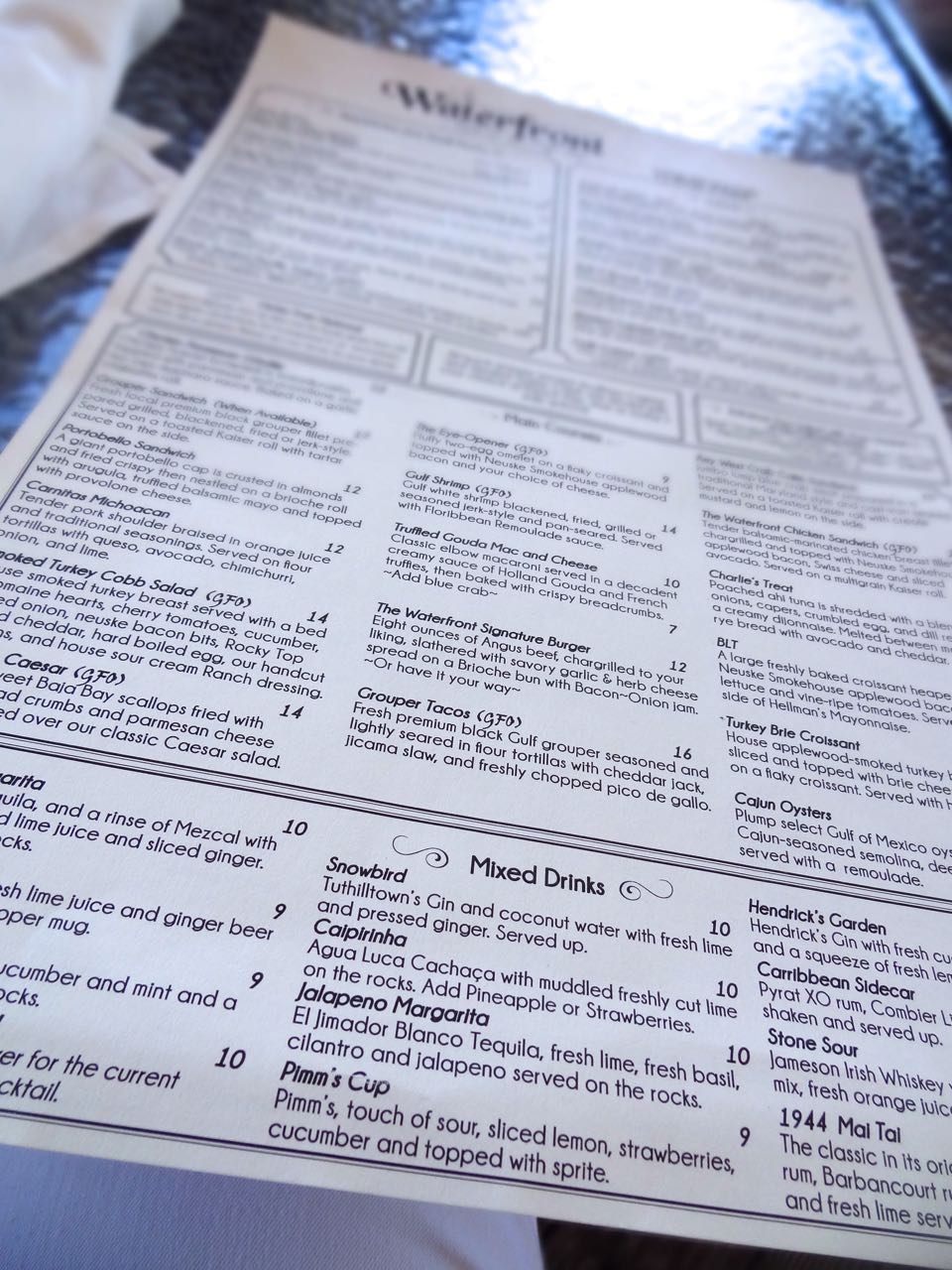 Scrumpdillyicious: The Waterfront Restaurant on Anna Maria Island