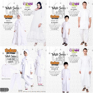Koleksi Sarimbit Family Terbaru Clover Clothing & Thaluna White Series
