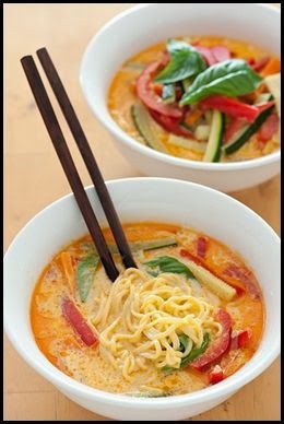 thai coconut curry soup | Let's Eat Plants!