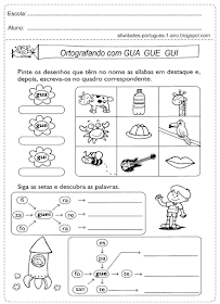Ortografando com Gua, Gue e Gui