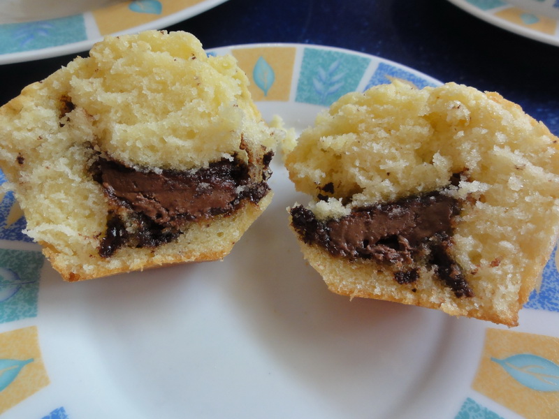 La cuisine de Kittie Muffins au nutella et pépites de chocolat