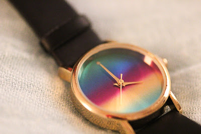 ACCESSOIRE: WATCH RAINBOW  PRIZMAHFASHION