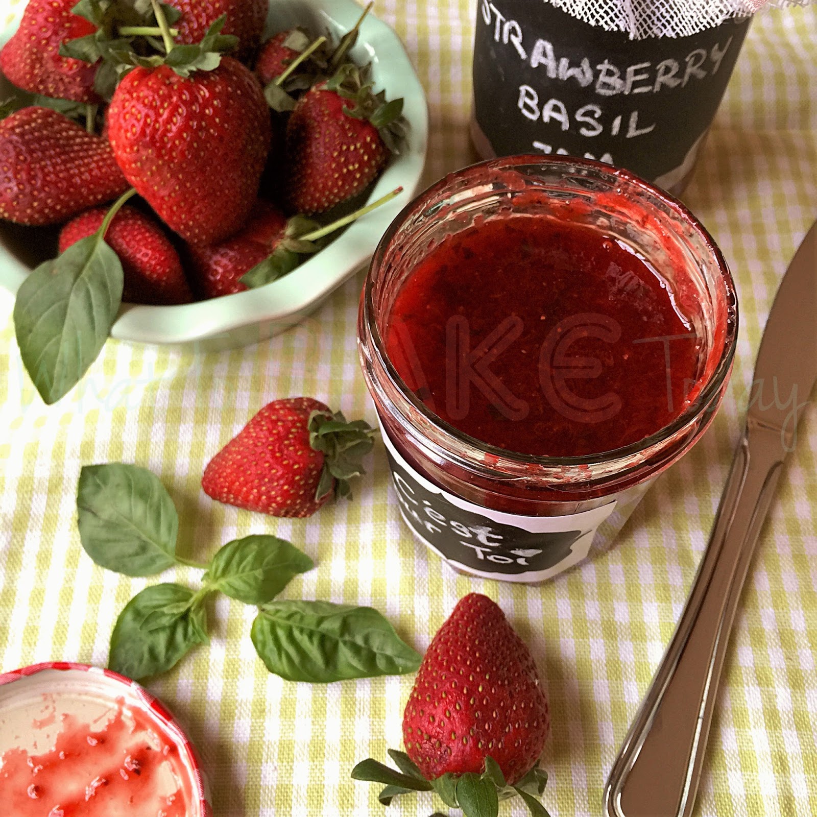 What To Bake Today Strawberry Basil Jam