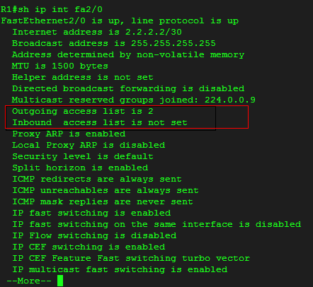 belajar cisco : Lab Standard Access Control List