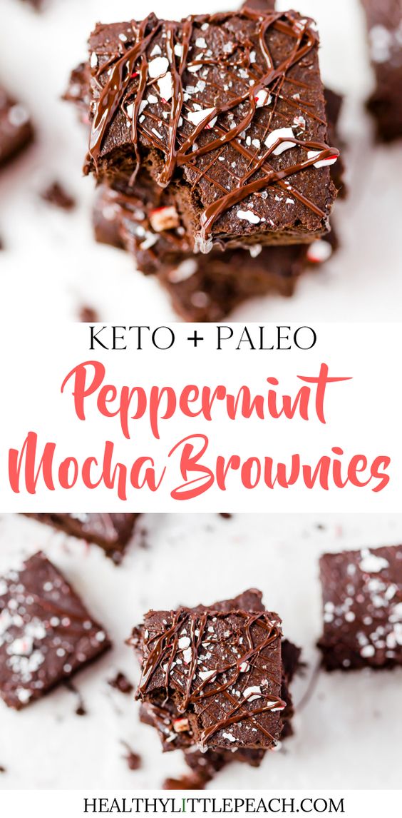 Keto/Paleo Peppermint Brownies Moms Cooking
