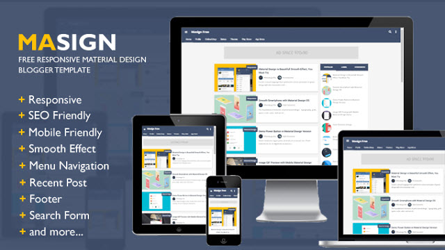 masign responsive material design blogger templates template blog seo responsive
