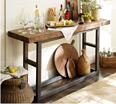 Pottery Barn Console Table