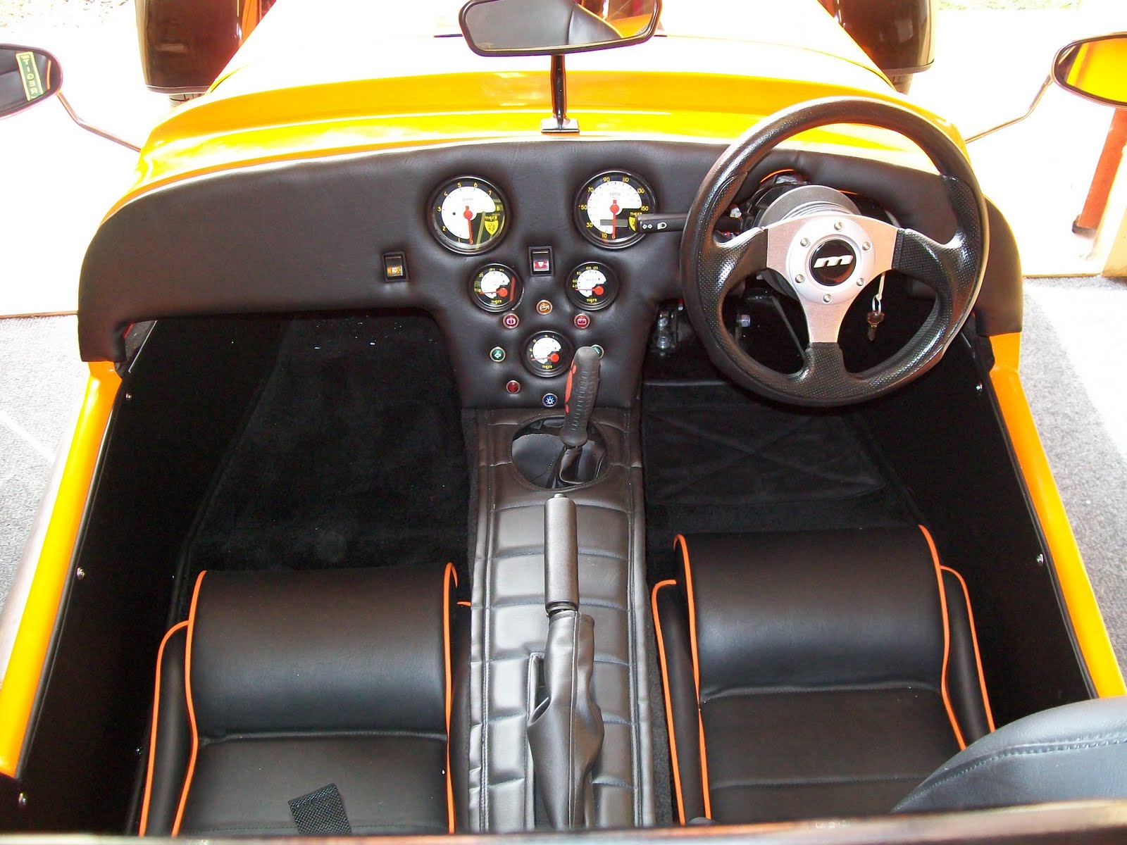 Phill`s Tiger Avon Build Diary Wing Mirrors / IVA Ready