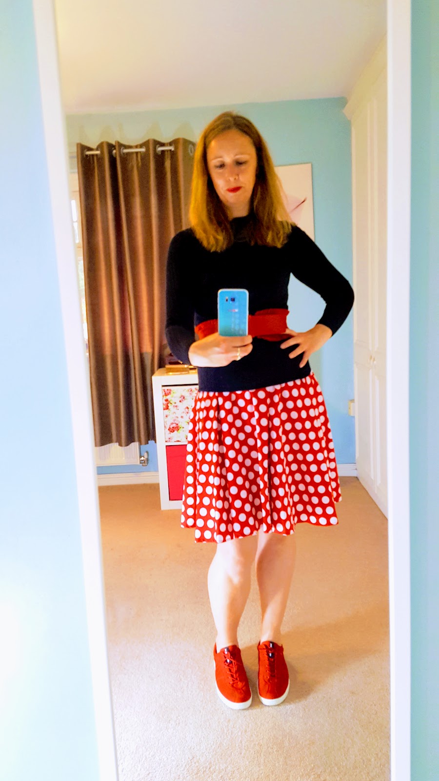 Summer Dress Layered For Autumn