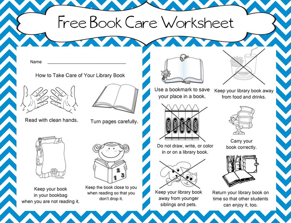 Worksheets Library Skills Worksheets the book bug freebies care worksheet