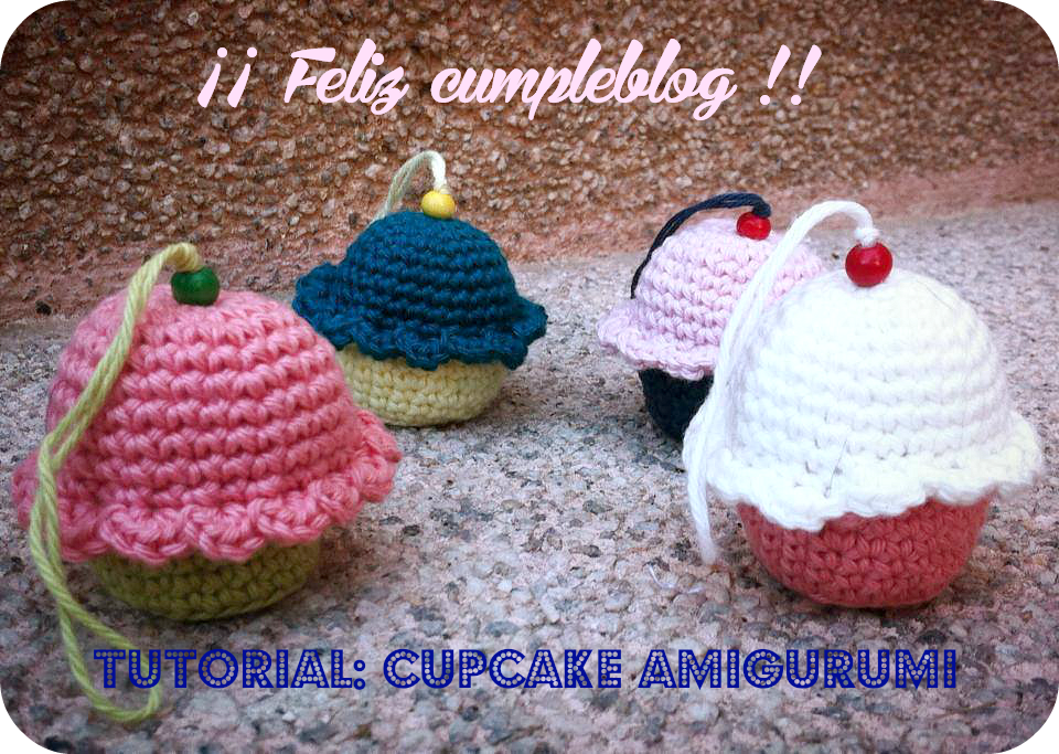 tutorial cupcake amigurumi