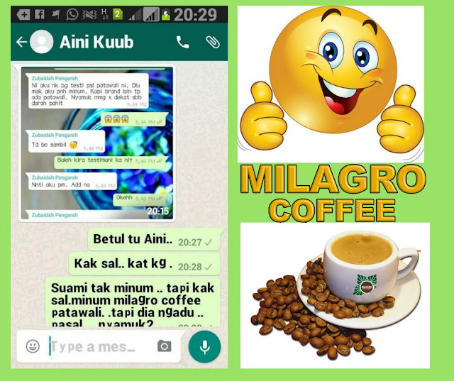 MILAGRO COFFEE KOPI PERTAMA MENGANDUNGI HERBA FATAWALI -TINOSPORA CRISPA (Natural Insulin Booster ) MILAGRO COFFEE KOPI PERTAMA MENGANDUNGI HERBA FATAWALI -TINOSPORA CRISPA (Natural Insulin Booster )
