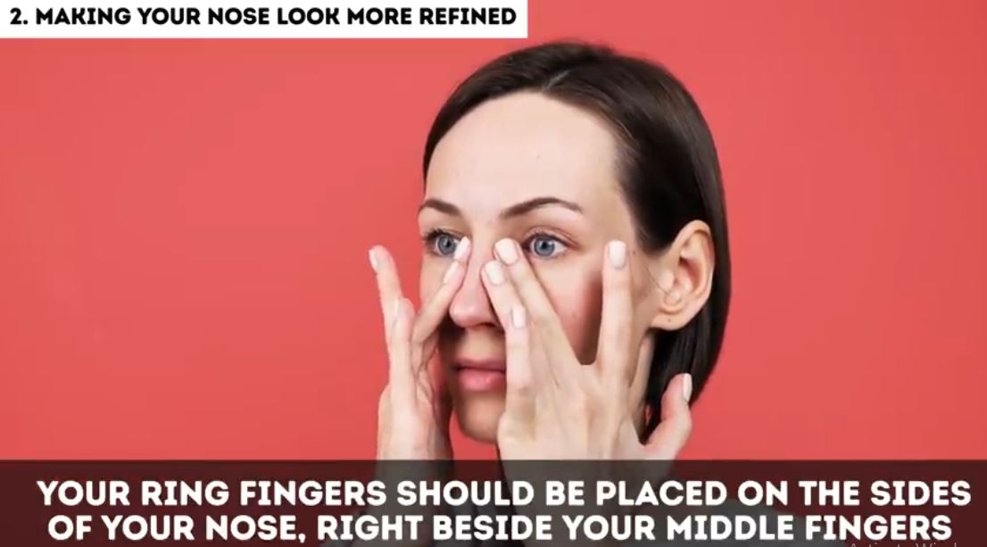 Push Your Nose Upward for 1 minute and See What Happens beauty beautytips