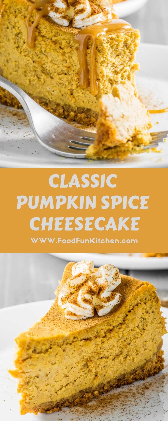 CLASSIC PUMPKIN SPICE CHEESECAKE