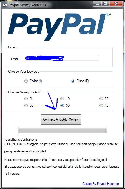 paypal money adder no survey no password