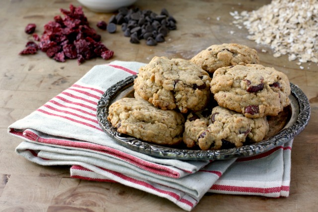 Tahini Oatmeal Chocolate Chip cookies have that wonderful peanut butter cookie texture but are school-friendly since they’re nut-free.