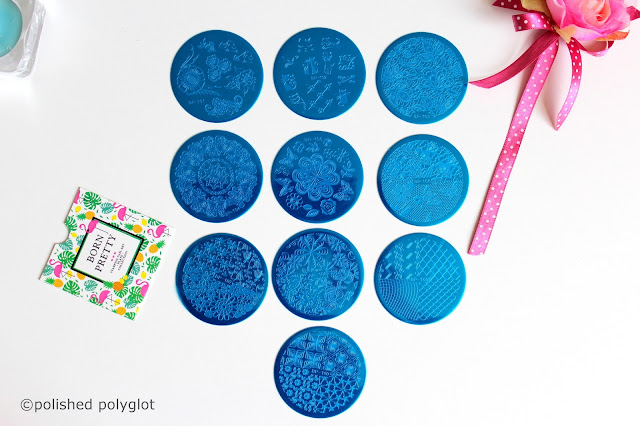 New round stamping plates from Born Pretty Store