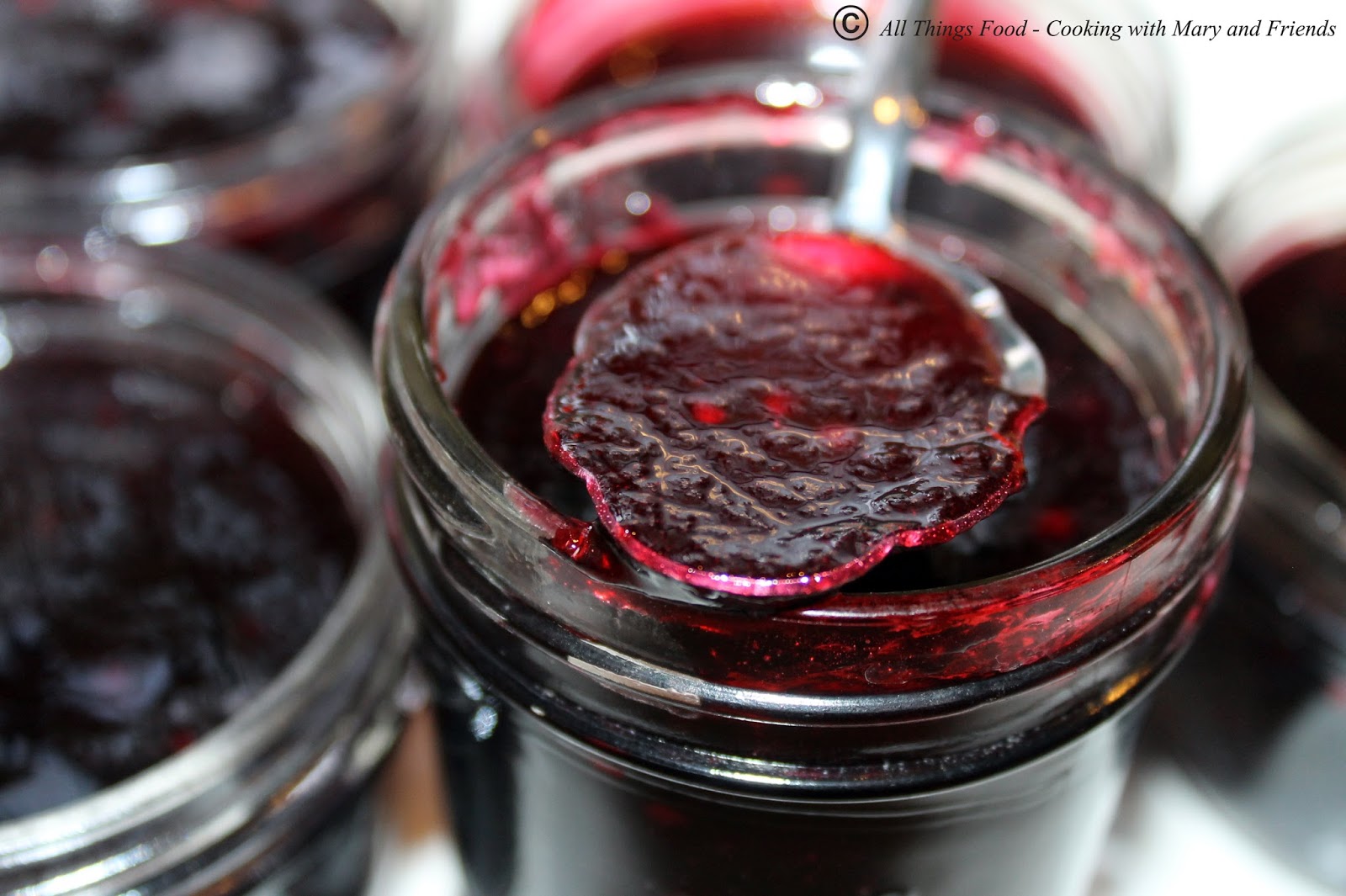 Cooking With Mary and Friends Spicy Blackberry Merlot Jam
