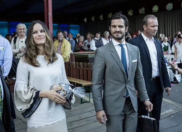 Prince Carl Philip and Princess Sofia Hellqvist at the Swedish Local Heritage Federation 100th anniversary ceremony. Sofia Hellqvist Style