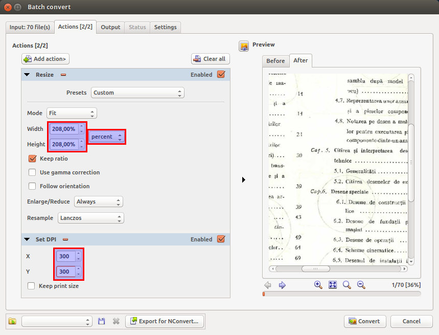 XnViewMP batch convert dialog screenshot