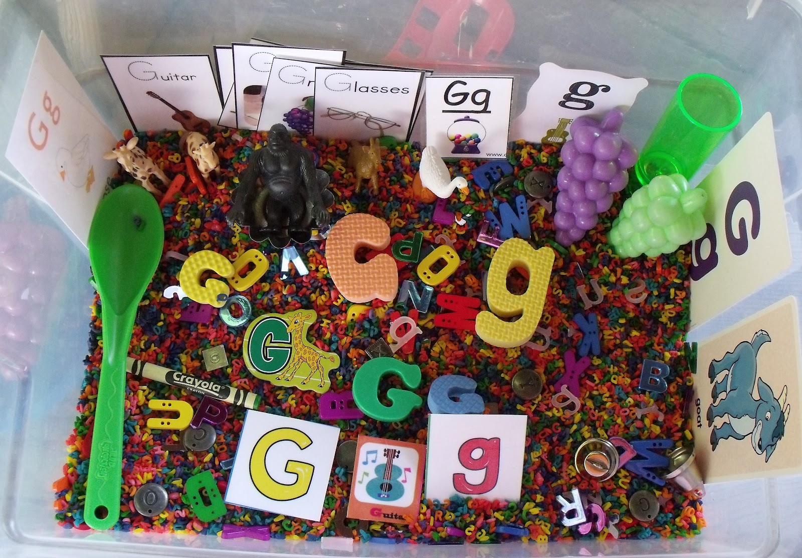 Nurturing Naters with learning activities at home Letter G alphabet