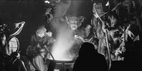 Curso de Humanidades Contemporáneas (edición XXXVII)  Las brujas en el cine.Fotograma del Aquelarre representado en Häxan, de Benjamin Christensen. Fuente: Monsterzine
