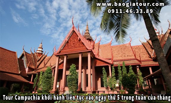 Tour Campuchia khởi hành liên tục vào ngày thứ 5 trong tuần của tháng 12 Tour Campuchia khởi hành liên tục vào ngày thứ 5 trong tuần của tháng 12