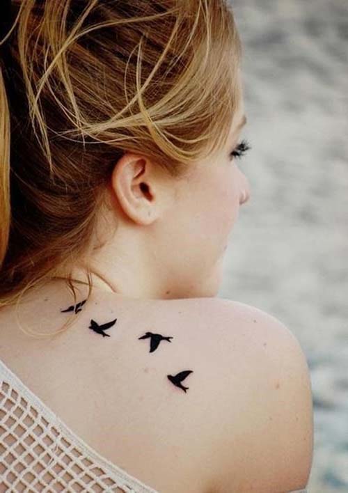 shoulder four birds tattoo omuz 4 kuş dövmesi shoulder four birds tattoo omuz 4 kuş dövmesi