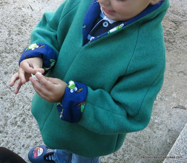 Sergio y su nueva sudadera