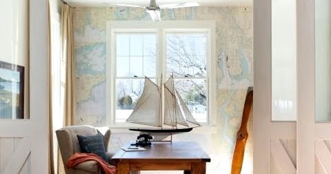Diy Maps Wallpaper Coastal Decor Ideas Interior Design Diy Shopping
