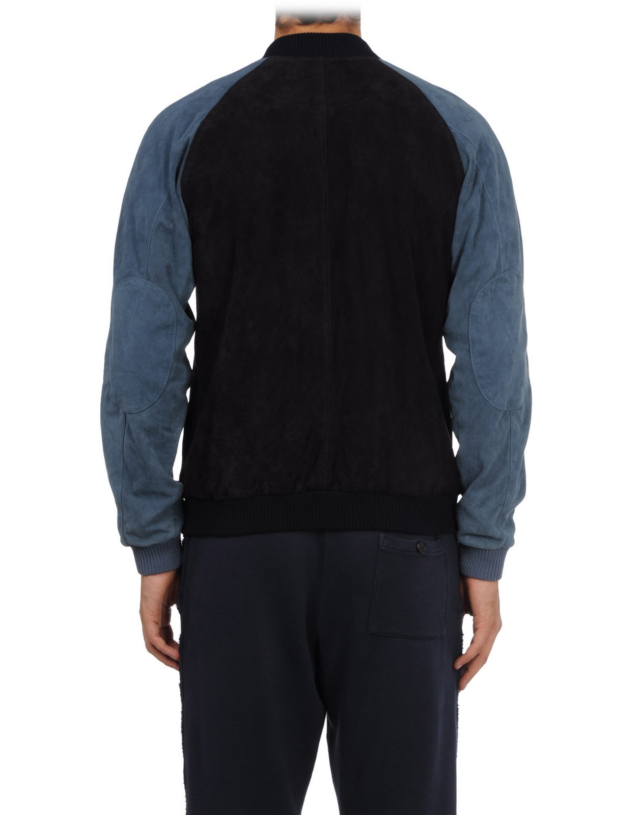 BANDAHOLICS BAND OF OUTSIDERS Classic Suede Baseball Jacket SS12