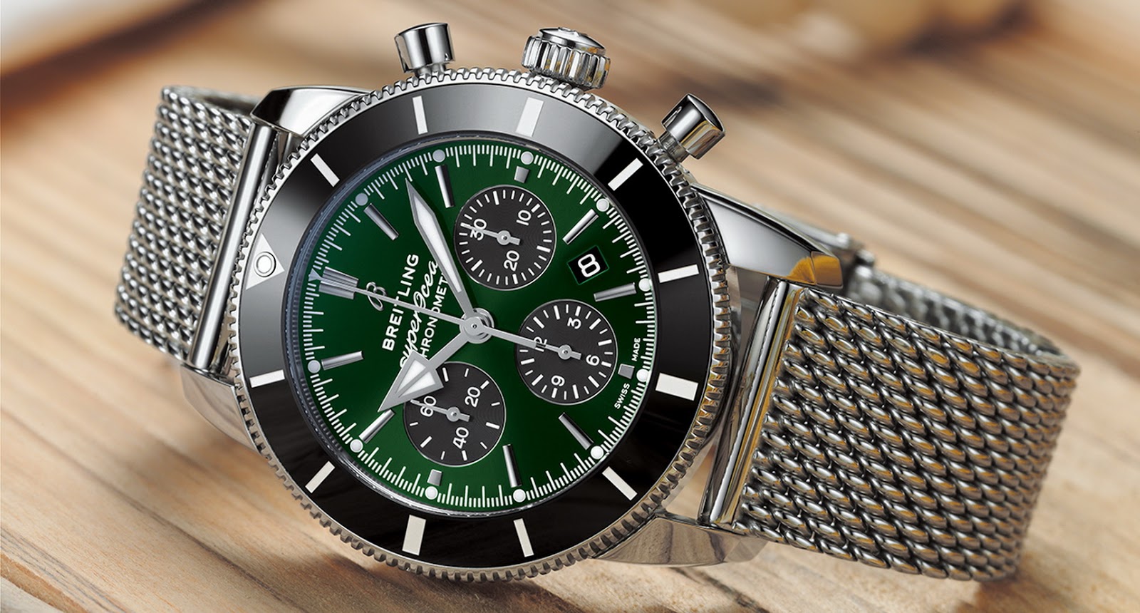 Green Dial Breitling Superocean Heritage Green Limited Edition