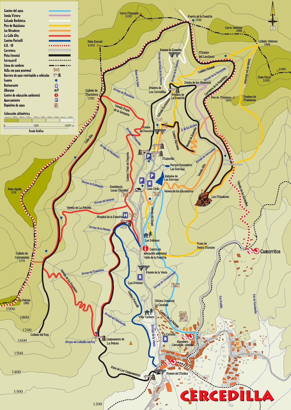 cercedilla rutas ninos