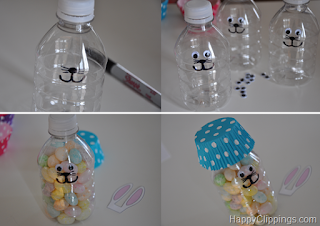 Garrafinha Coelho DIY Páscoa