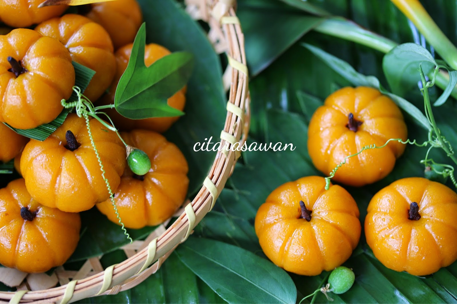 Kuih Buah Labu / Pumpkin Mochi ~ Blog Kakwan