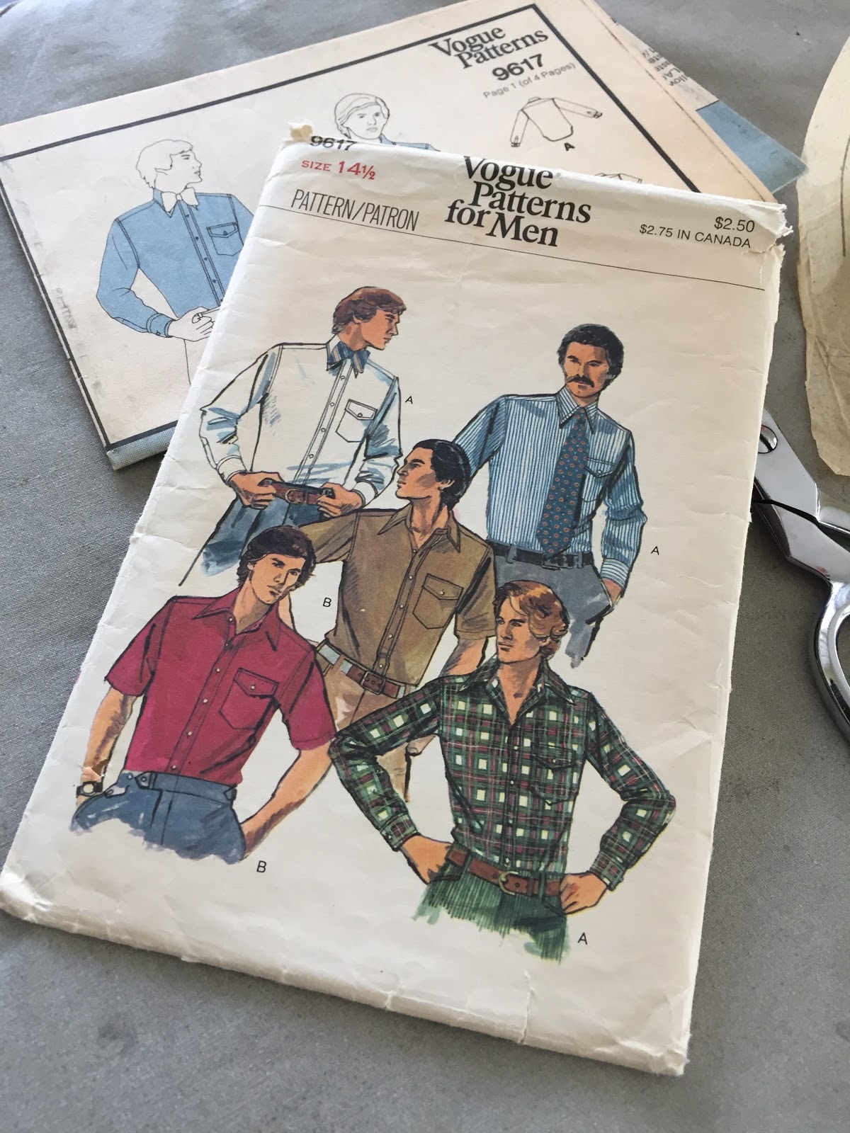 male pattern boldness Sewing with Linen and Liberty of London