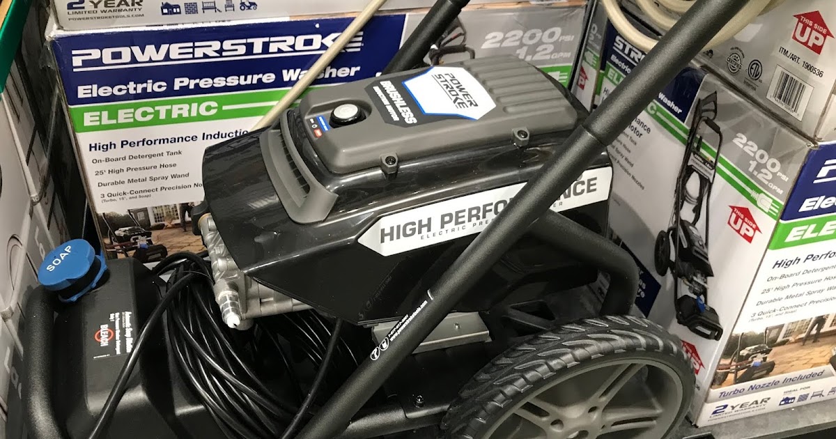 PowerStroke 2200 PSI Electric Pressure Washer Costco Weekender