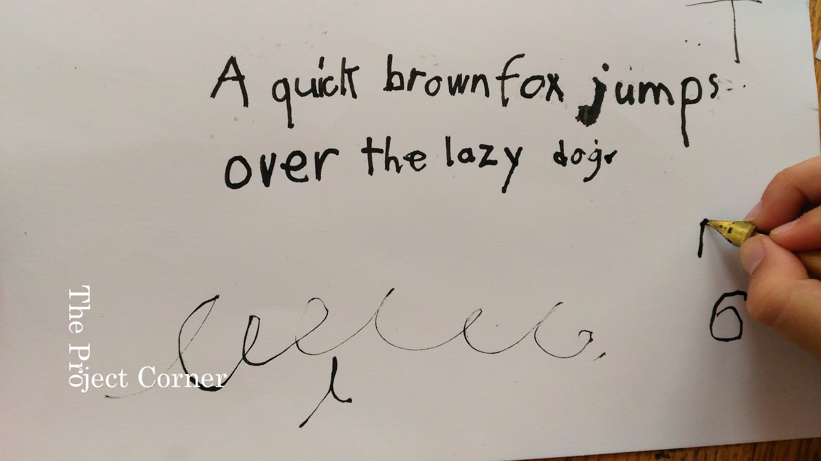 the project corner sentences that use every letter