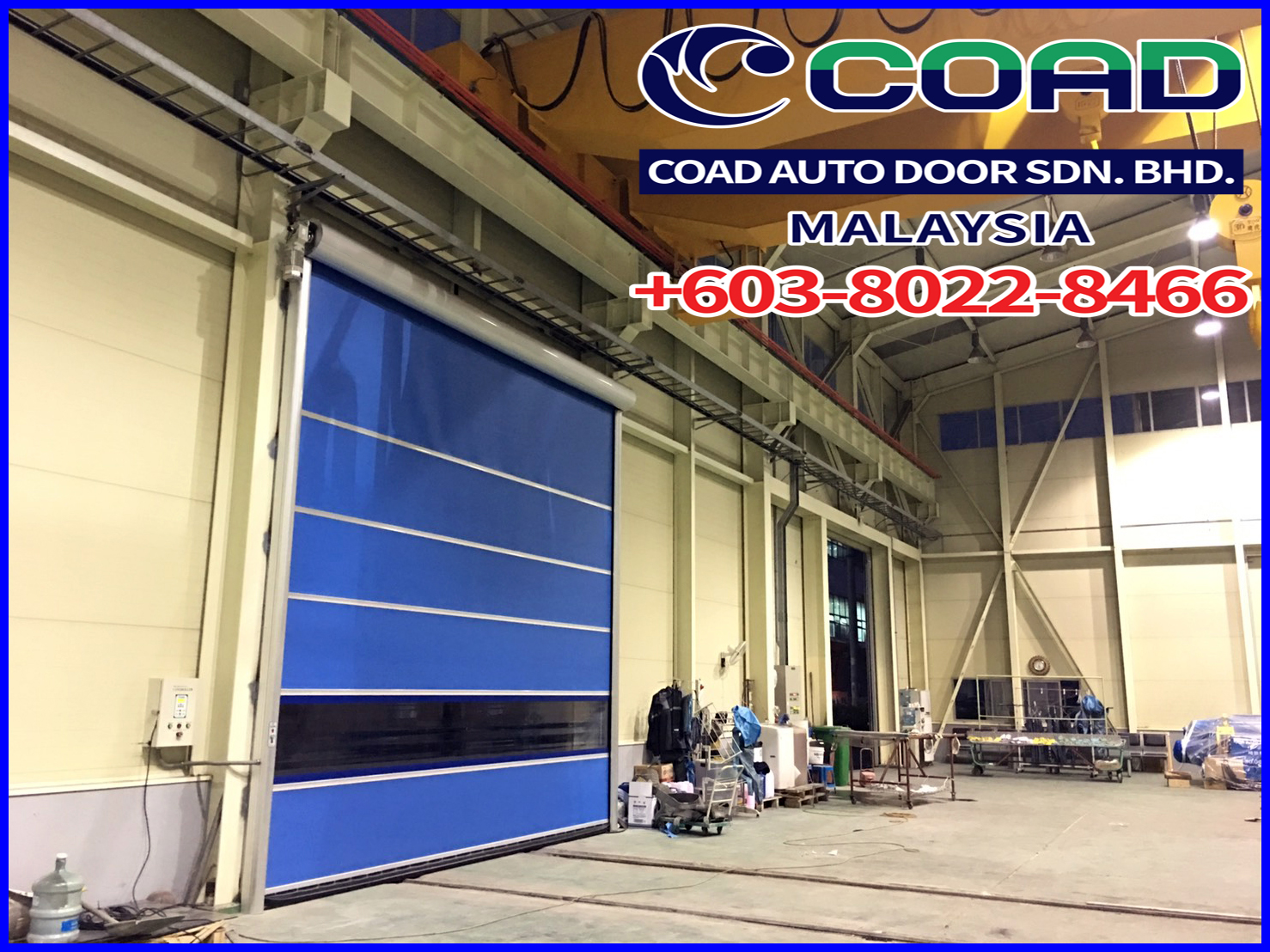 High Speed Door, COAD Auto Door Malaysia, Steel Roller Shutter Doors